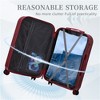 BEAFUP 20"/24"/28" 3 pcs/set in ABS Spinner Wheel Luggage, Carry on Suitcase, with Cup Holder & USB Port - 4 of 4
