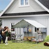 PawHut Catio Outdoor Cat Enclosure, 94.5" Extra Large Walk-in Cat House with Waterproof Cover, 2 Resting Boxes, 7 Jumping Platforms, for 5 Kittens - 2 of 4