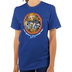 Betty Boop Cartoon Leo Zodiac Sign Womens Graphic T Shirt Tees Brisco Brands - 1 of 1