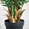 51''/59''/71'' Artificial Palm Plants - Realistic Faux Greenery with Adjustable Branches - Potted Indoor/Outdoor Artificial Plant for Home Decor - 3 of 4