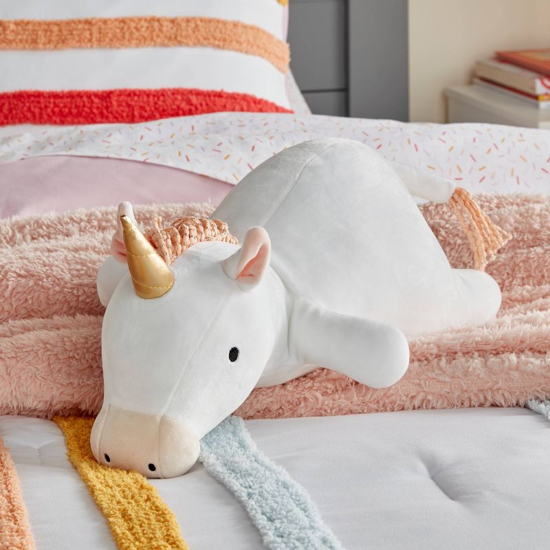 Unicorn Weighted Plush Kids&#39; Throw Pillow - Pillowfort&#8482;, 3 of 7
