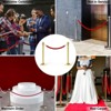 Unique Bargains Hotel Adjustable Velvet Stanchion Rope with Snap Hook - 4 of 4