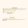 Unique Bargains Portable Plastic Wide Tooth Tip Tail Hair Combs 1 Pc - 2 of 4
