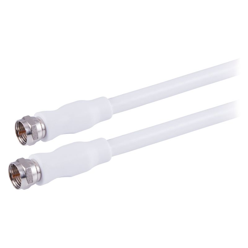 Philips 50' RG6 Coax Cable - White, 3 of 7