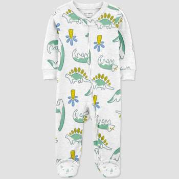 Carter's Just One You® Baby Boys' Dino Footed Pajama - Gray