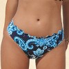 Women's Alluring Paisley Print Scalloped Mid-Rise Bikini Bottoms - Cupshe - 3 of 4