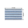 Home Weavers Orion Collection 100% Cotton Bathroom Rug, Non Slip Bath Mat Water Absorbent Soft Shaggy Mat Machine Washable - 3 of 4