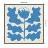 Amanti Art Delighted Floral IV Blue by Moira Hershey Canvas Wall Art Print Framed 22 x 22-in. - 4 of 4