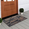 A1HC Nautical Fish Bronze Welcome Door Mat 18"x30" Outdoor Rubber Entrance Mat with Non-Slip Backing - 2 of 4