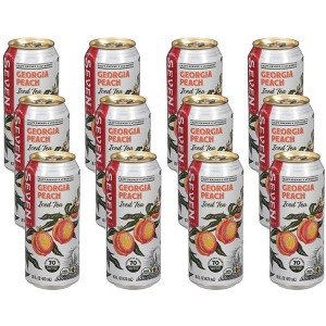 Seven Teas Georgia Peach Iced Tea - Case of 12/16 fz - 1 of 4