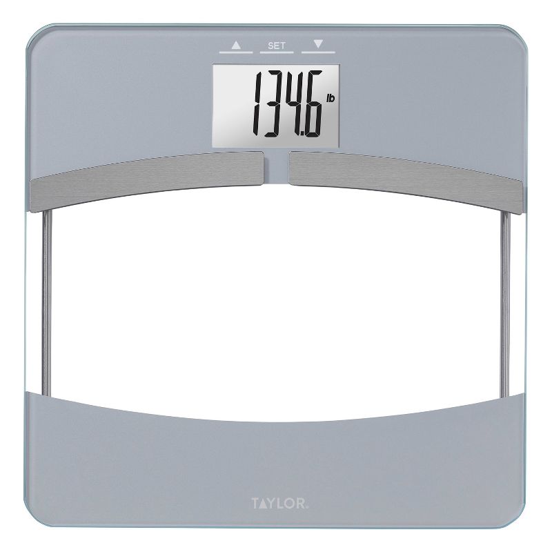 Glass Body Composition Personal Scale Gray/Clear - Taylor, 1 of 12