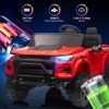 24V 2-Seater Kids Ride On Truck Electric Car, Battery Powered Ride On Toy with Remote Control, Handle, Battery Display, Trunk - 4 of 4