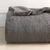 50"x60" 300 Recycled Fluffie Throw Blanket Space Gray - Berkshire Blanket & Home Co. - 3 of 3