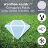 Big Dot of Happiness Just Engaged - Black and White - Diamond Ring Lawn Decorations - Outdoor Engagement Party Yard Decorations - 10 Piece - 3 of 4