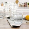 Gibson Home Canton 16 Piece Embossed Square Glassware Tumbler Set - 2 of 4
