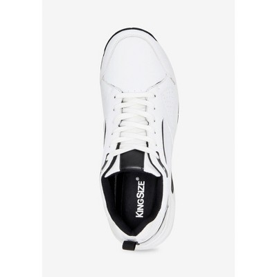 KingSize Everyday Sneaker - 12 EW, White Black — фото 5