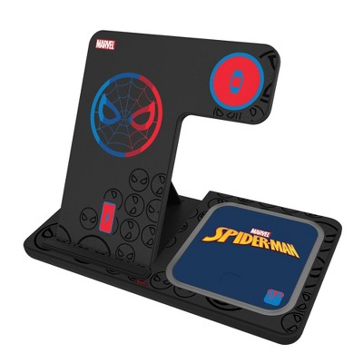 Keyscaper Marvel Spider-Man Sigil 15-Watt 3 in 1 Charging Station