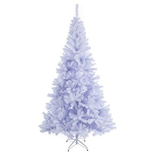 Sunnyglade 7.5 FT Premium White Artificial Christmas Tree 1,400 Tips Easy to Assemble - 1 of 1