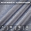 4FT Bean Bag Chair Foam Filled Gaming Chair, Indoor Furniture Living Room Bean Bag Couch Soft Beanbags with Velvet Cover for Adults - 4 of 4