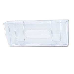deflecto Magnetic DocuPocket Wall File, Legal/Letter Size, 15" x 3" x 6.38", Clear - 1 of 4