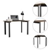 Colombo Computer Desk Brown - Boahaus: Modern Style, Adult Assembly, Scratch-Resistant Surface - 3 of 4
