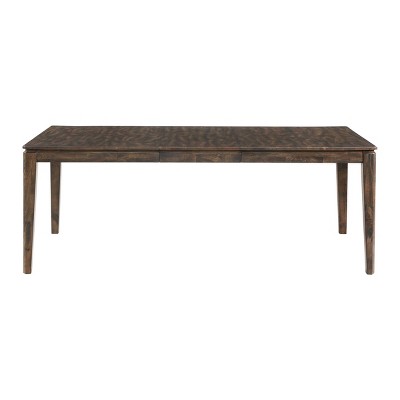 Transitional Brushed Mango Extendable Dining Table