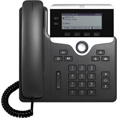 Cisco 7821 IP Phone - Wall Mountable - 2 x Total Line - VoIP - Caller ID - SpeakerphoneEnhanced User Connect License, Unified Communications Manager