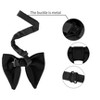 Allegra K Men's Pre-tied Solid Color Formal Party Prom Velvet Bow Ties One Size - 3 of 4