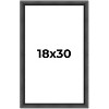 PosterPalooza | Refined Black Picture Frame - UV Acrylic, Foam Board Backing, Hanging Hardware - 2 of 4
