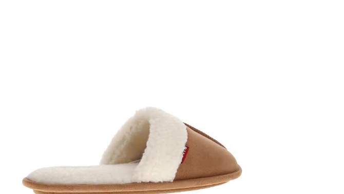 Levi's Womens Talya Microsuede Scuff House Shoe Slippers, 2 of 9, play video