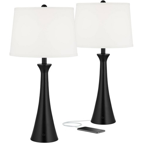 Black contemporary 2024 table lamps