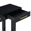 NicBex 57" Modern Console Table with 3 Drawers, Extra Long Side Table with Interlocking Base, Entryway Table for Living Room, Entryway - 4 of 4