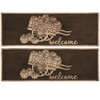 The Lakeside Collection Welcome Wagon Set of 2 Stair Treads or Doormat - Set of 2 Stair Treads - 2 of 4