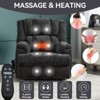 KWPZQEB Dual Motor Power Lift Recliner Chair, Massage & Heat Recliner Chair with, Lay Flat Sleeping Chairs with Infinite Position & Power-Remote - 4 of 4