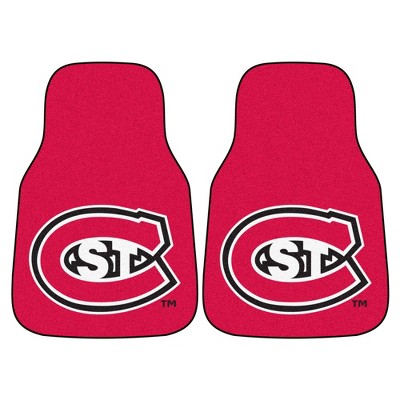 NCAA University of St. Cloud State Huskies Carpet Car Mat Set - 2pc