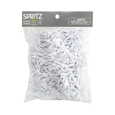 1.5oz Paper Shred Shredded Filler White - Spritz™