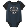 Nfl Las Vegas Raiders Baby Girls' Onesies 3pk Set - 6-9m : Target