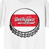 Dr. Pepper Bottle Cap With Logo Crew Neck Short Sleeve Men's White T-shirt - 2 of 3
