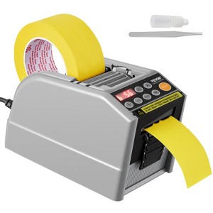 VEVOR Automatic Tape Dispenser Adhesive Electric Tape Cutter Packaging Machine Tape Cutting Machine 6-60mm Tape Width, Gray - 1 of 4