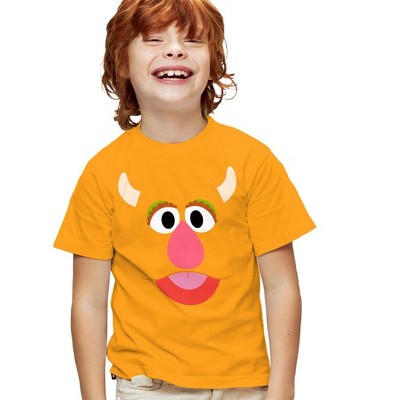 Boys' Short Sleeve Sesame Street Freddy Face T-Shirt