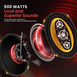 Eight Way Speaker System for Enhanced Sound with Dynamic Bass, Compact Design, Compatible with All Devices - 1 of 4