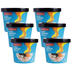 Nona Lim Fujian Shrimp Instant Noodle Bowl  - Case of 6/1.9 oz - 1 of 3