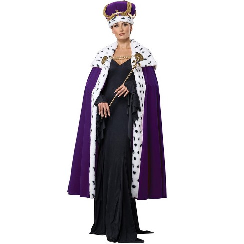 California Costumes Royal Cape & Crown Adult Costume Kit (purple