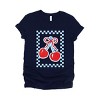 Simply Sage Market Patriotic Cherries Checkered Short Sleeve Tee - 2 of 4