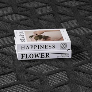 Hauteloom Nuri Black Outdoor Rug - 1 of 4
