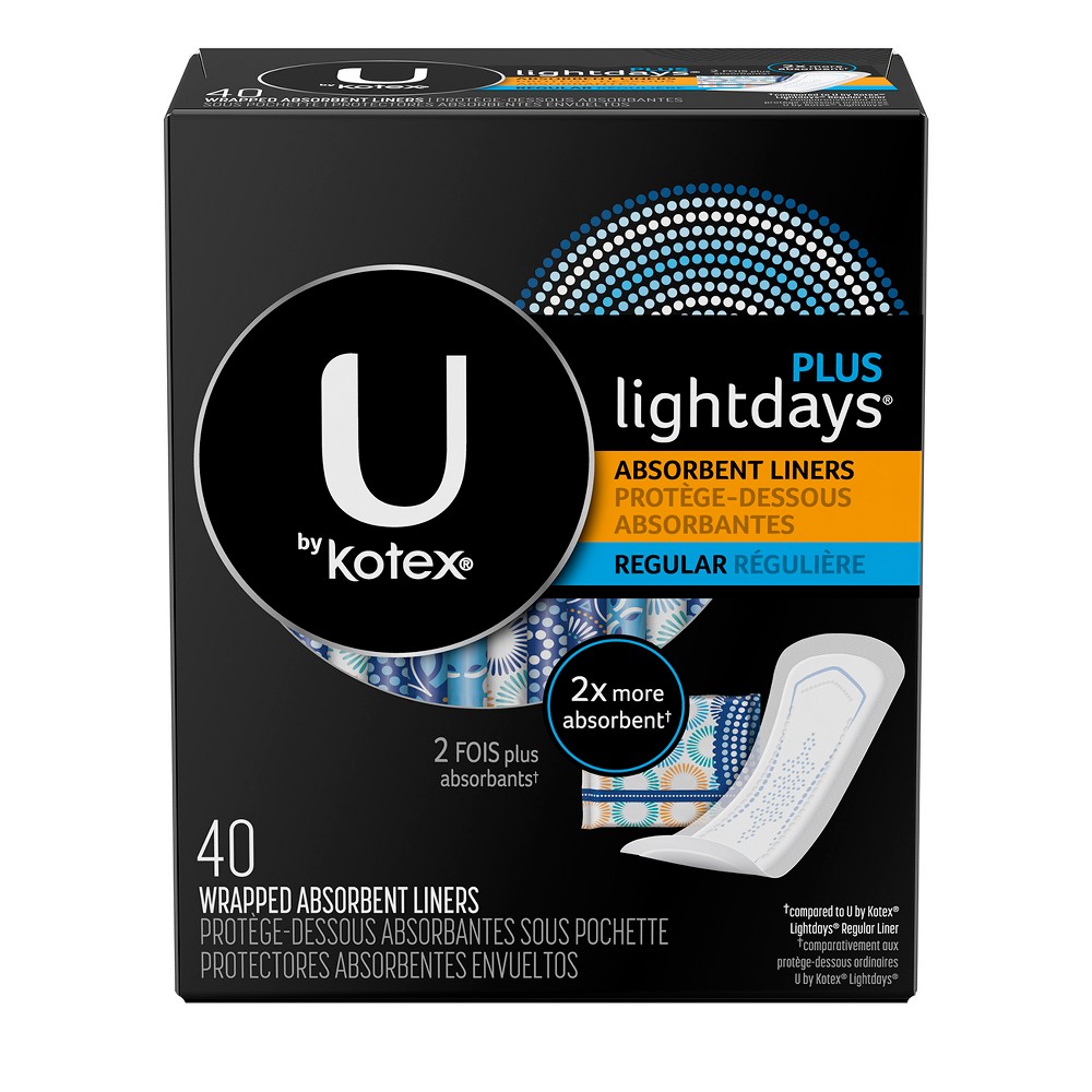 UPC 036000424935 product image for U by Kotex Curves Regular Unscented Liners - 40ct | upcitemdb.com