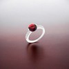 Slickblue Stylish Oval Cubic Zirconia Engagement Ring for Women, 1.8 Ct in Red, Blue, Green, Sizes 5-10 - 2 of 4