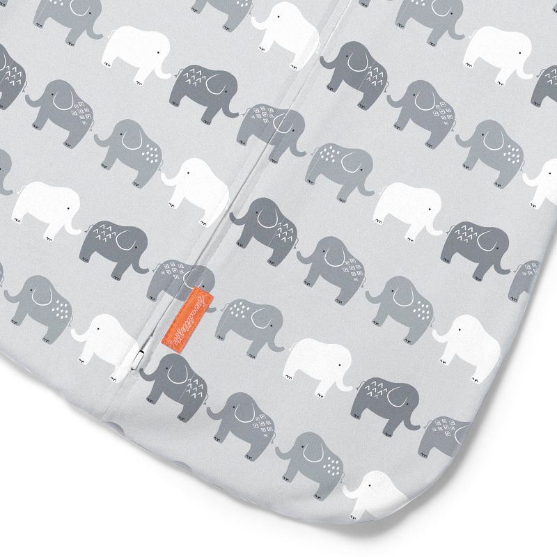 SwaddleMe Arms Free Convertible Swaddle Wrap - Elephant In A Row 4-6M, 4 of 10
