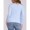 Women's Crewneck Long Sleeve Draped Nursing Tee | Motherhood Maternity - 2 of 4