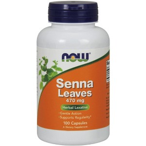 Senna Leaves 470mg by Now Foods  -  100 Capsule - 1 of 2